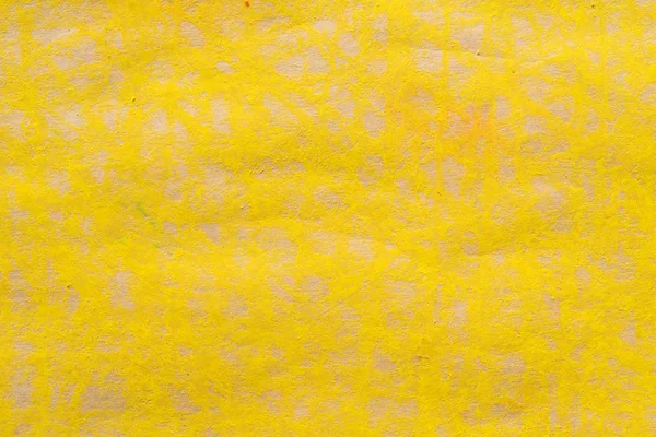 Yellow pastel crayon drawing background texture — Stock Photo, Image