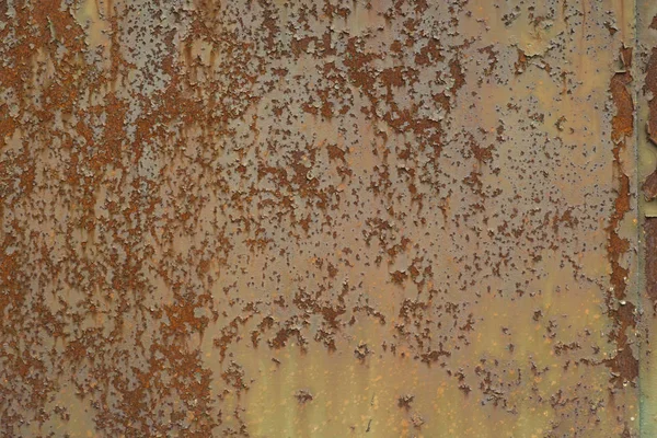 Rostiga korroderad metall bakgrundsstruktur — Stockfoto