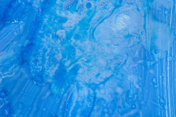 Niebieskim tle malowane akwarela tekstury — Zdjęcie stockowe