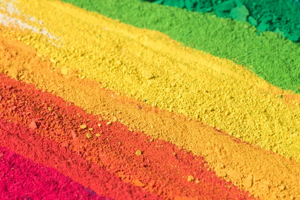 Fondo de pigmentos en polvo multicolor — Foto de Stock