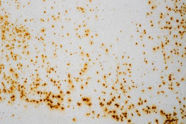 eski beyaz boyalı paslı metal doku 