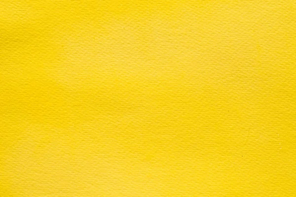 紙背景テクスチャに描かれた黄色の水彩画 — ストック写真