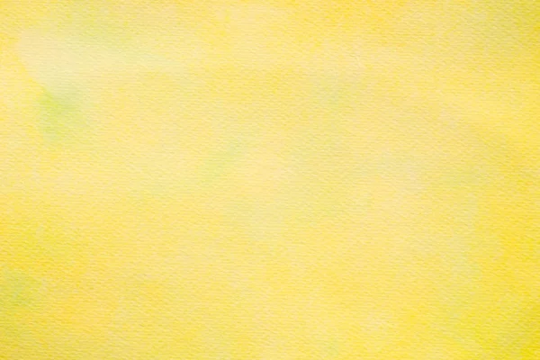 Желтый Цвет Акварели Бумажном Фоне Текстуры — стоковое фото