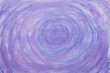 Beyaz kağıt arkaplan dokusunda menekşe rengi çember pastel deseni