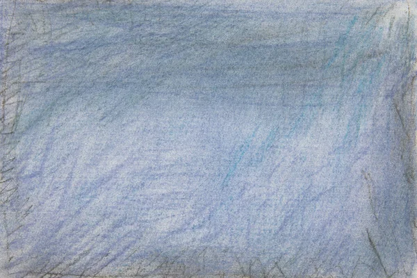 Couleurs Bleu Gris Crayon Pastel Sur Fond Papier Texture — Photo