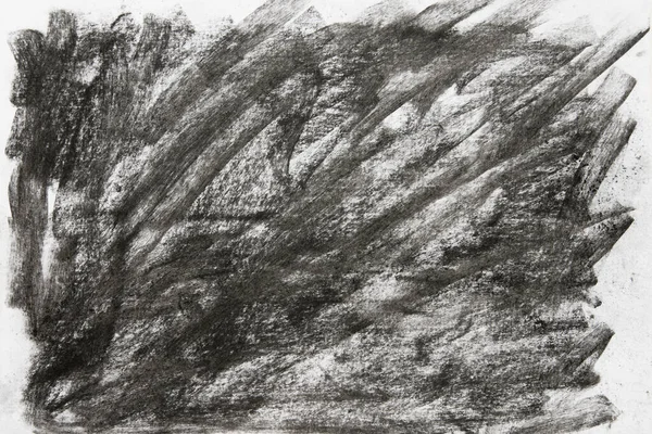 紙に黒炭クレヨンの背景の質感 — ストック写真