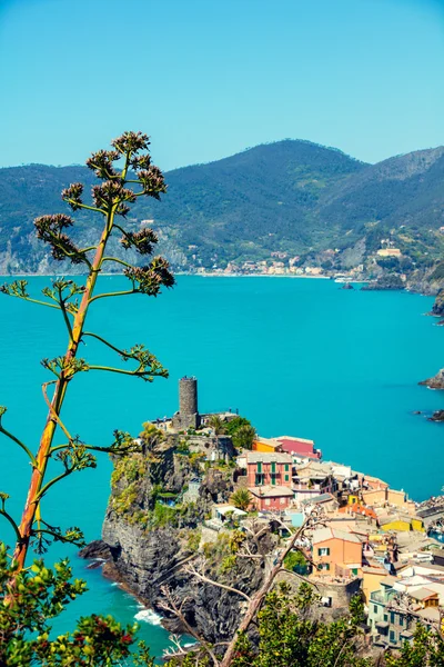 View at Vernazza Village, Cinqe Terre, Italy — Stock Photo, Image