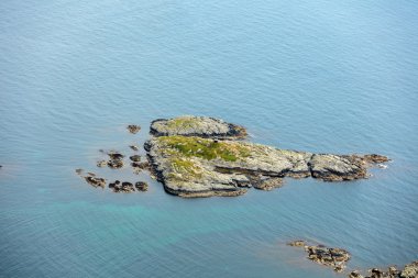 Deniz taşları arka plan ile