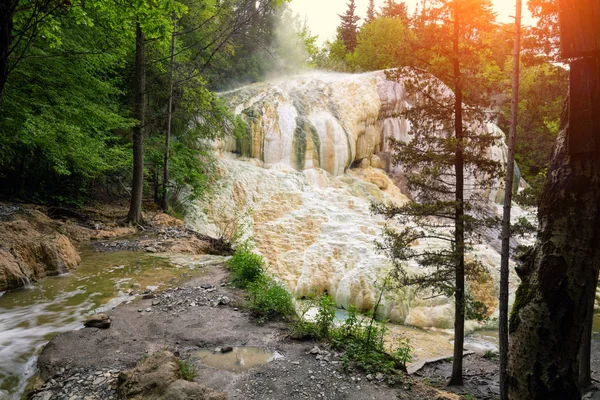 Термальними джерелами San Filippo — стокове фото