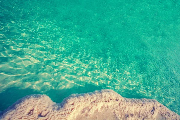 Textury Mrtvého Moře Slané Moře Pobřeží — Stock fotografie
