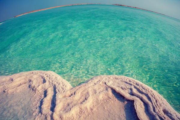 Textury Mrtvého Moře Slané Moře Pobřeží — Stock fotografie