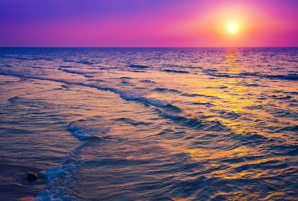 Sonnenaufgang Über Dem Meer — Stockfoto