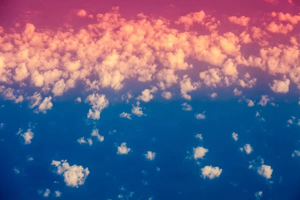 Градиентный Цвет Облачного Неба — стоковое фото