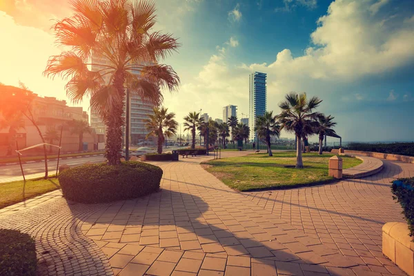 Vista Panorâmica Cidade Netanya Israel — Fotografia de Stock