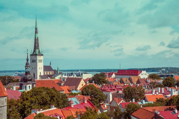 Blick Auf Die Altstadt Von Tallinn Estland — Stockfoto