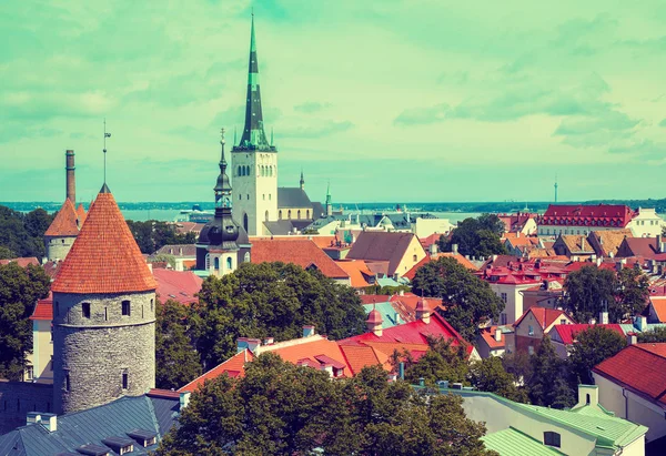 Blick Auf Die Altstadt Von Tallinn Estland — Stockfoto