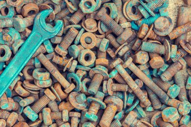 Grunge Metalik arka plan parçaları ve araçları