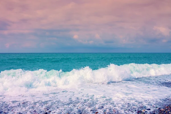 Deniz Dalga Köpüğü Beach Deniz Sörf Dalgalar Deniz Kıyısı — Stok fotoğraf