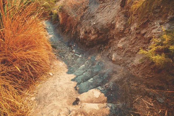 Schodiště Pěší Stezka Oáze Ein Gedi Izrael — Stock fotografie