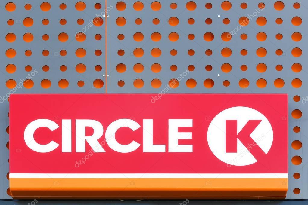 Vejle, Denmark - September 10, 2016: Circle K is an international chain of convenience stores, founded in 1951 in USA. Circle K announced that the Statoil brands will be converted to the Circle K brand