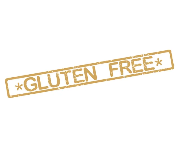 Rubber stamp with text gluten free — Stock Photo, Image