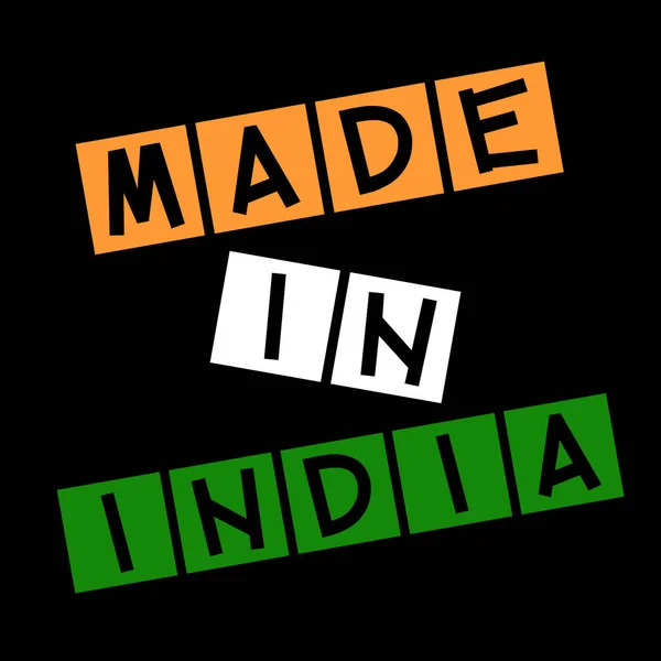 Made in India Etikett — Stockfoto