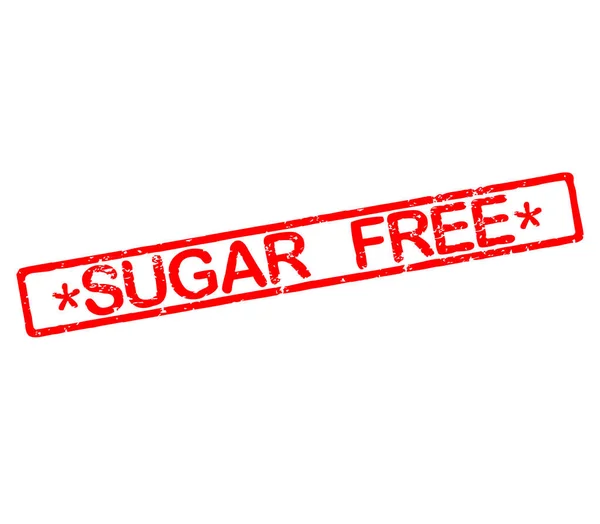 Rubber stamp label with text sugar free — Stock Photo, Image
