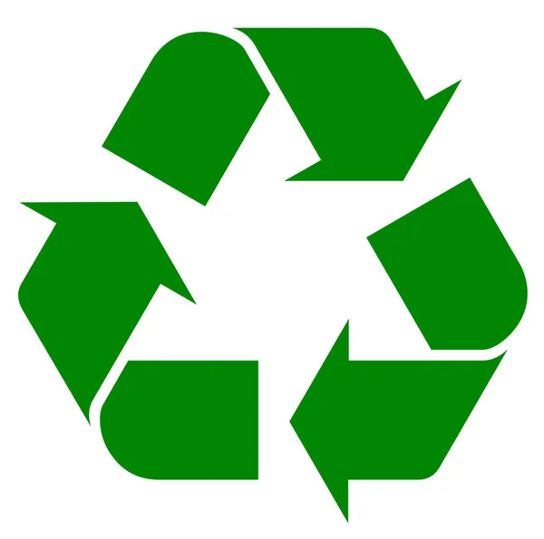 Recycle symbool illustratie — Stockfoto