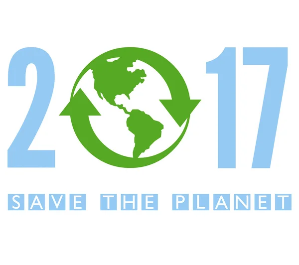 Uratować planetę 2017 — Zdjęcie stockowe