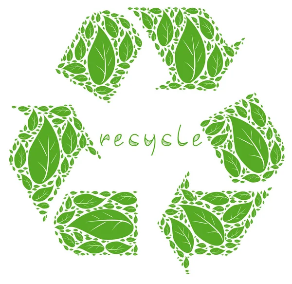 Reciclar ilustração símbolo — Fotografia de Stock