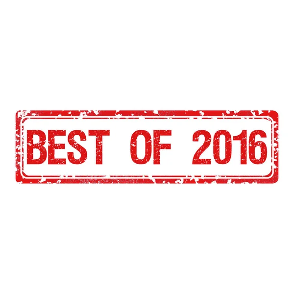 Stempel mit Text Best of 2016 — Stockfoto