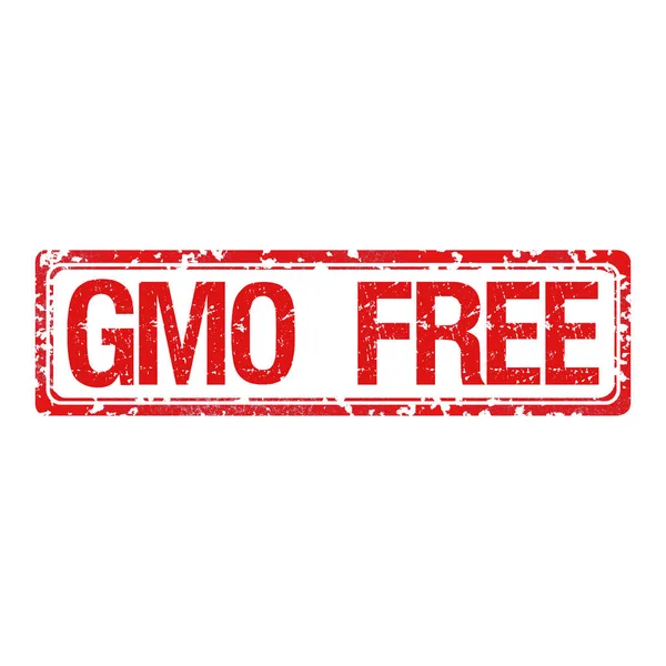 Rubber stamp with text GMO free — Stock Photo, Image