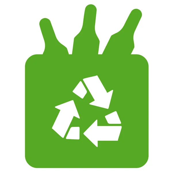 Glasflaschen recyceln — Stockfoto