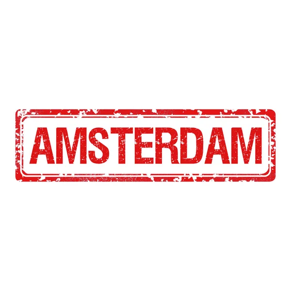 Metin Amsterdam ile pencere boyutu — Stok fotoğraf