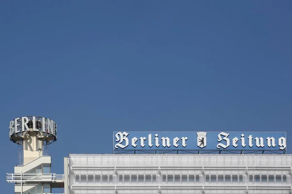 Berliner Zeitung building in Berlin, Germany — стокове фото