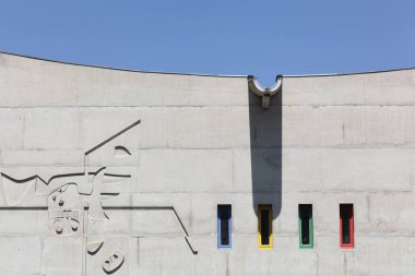 Kültür Merkezi Binası mimar Le Corbusier tarafından tasarlanan Firminy, Fransa'da bulunan