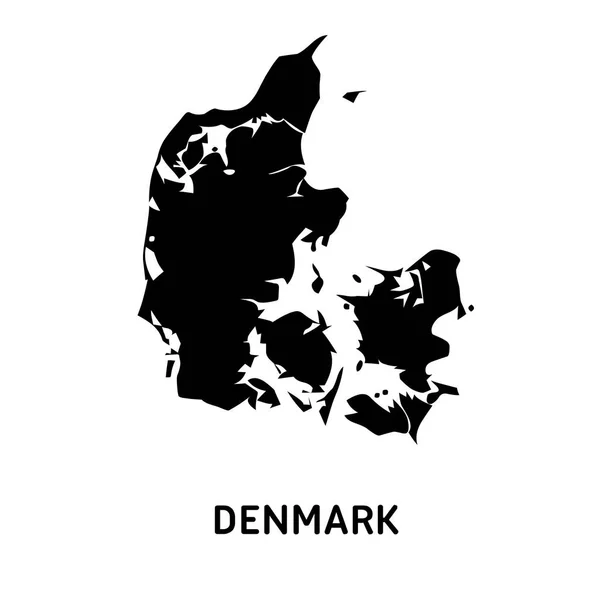 Mapa online de Dinamarca —  Fotos de Stock