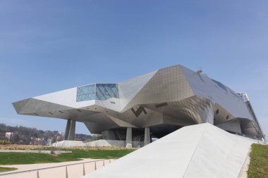 The Musee des Confluences in Lyon, France clipart