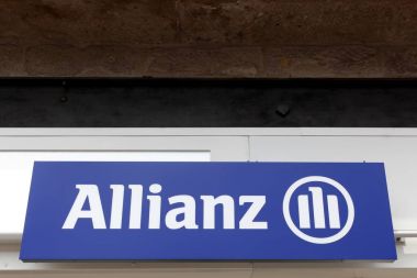 Allianz işareti bir duvar