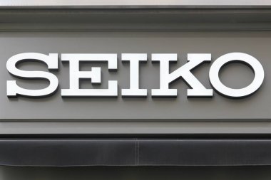 Seiko logosu bir duvar