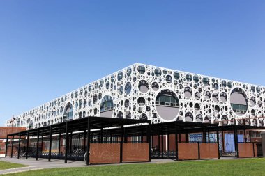 Odense University building in Denmark clipart