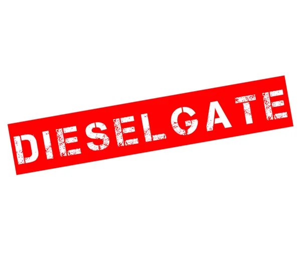 Gumibélyegző szöveggel Dieselgate — Stock Fotó