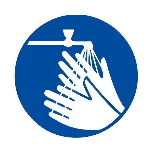 Lávate las manos Firma — Foto de Stock