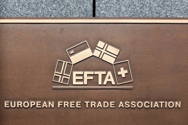 EFTA işareti bir duvar