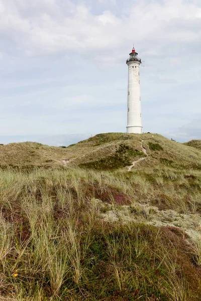 Lyngvig lighthouse in Denmark — Stock Photo, Image