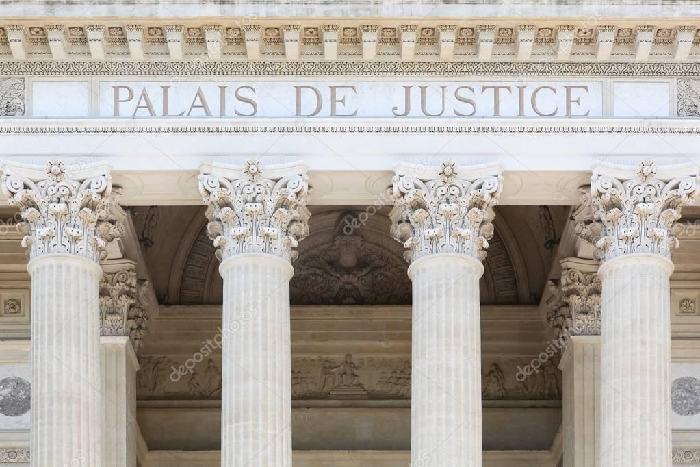 Palais of justice in France