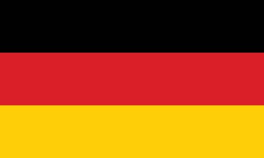 Almanya bayrağı çizimi