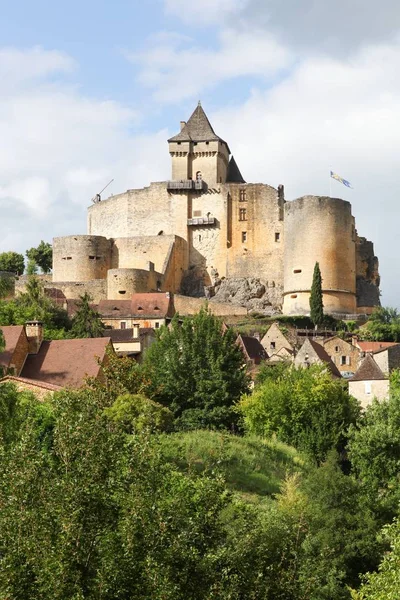 The castle of Castelnaud in Dordogne, France — Stock Photo, Image