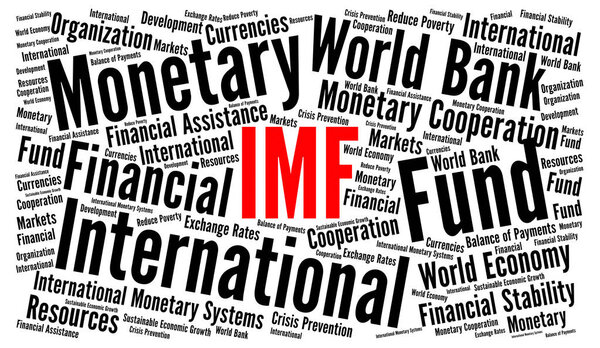 IMF word cloud concept 