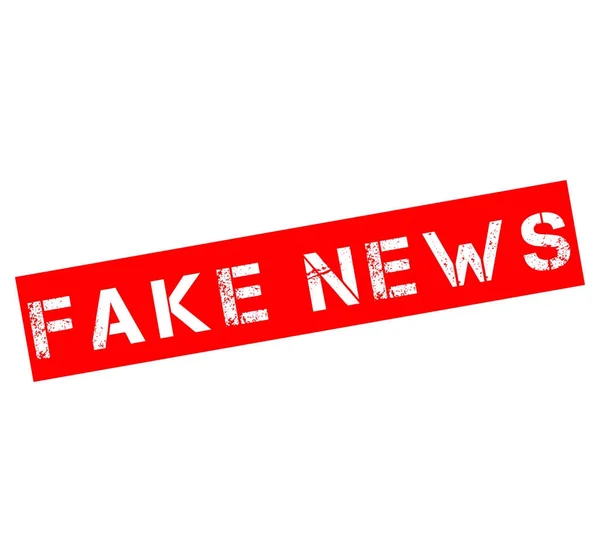 Gummistempel mit Text Fake News — Stockfoto